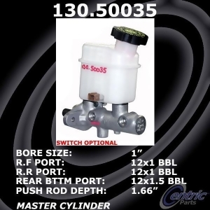 Centric Parts 130.50035 Brake Master Cylinder - All