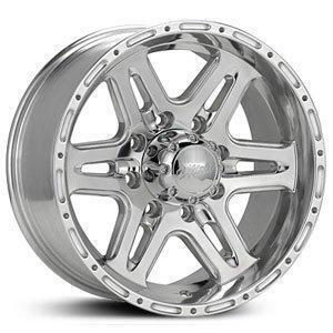 Ultra Badlands 17 Polished Wheel / Rim 8x6.5 with a 0mm Offset and a 130 Hub - All