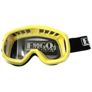 Emgo Motorcross Goggles Yellow - All