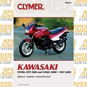 Clymer M3603 1987-2002 Kawasaki Ex500/Gpz500S Manual Kawasaki Ex500/Gpz500S 87-0 - All