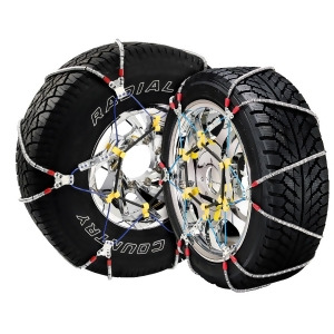 Super Z 6 Compact Cable Tire Snow Chain Set for Cars  Trucks  and SUVs | SZ447