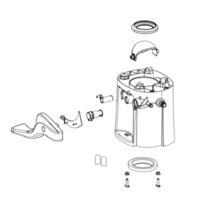 THETFORD 42138 STYLE 2 TOILET BASE ONLY (Cover is not included)