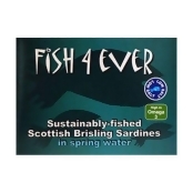 Fish 4 Ever - Scottish Brisling Sardines In Spring Water - 105g from Fish 4 Ever - 105g Fish 4 Ever - Scottish Brisling Sardines In Spring Water - 105g from Fish 4 Ever - 105g