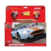 Airfix Large Starter Sets - Aston Martin DBR9 Gulf 149x63mm Airfix Large Starter Sets - Aston Martin DBR9 Gulf 149x63mm