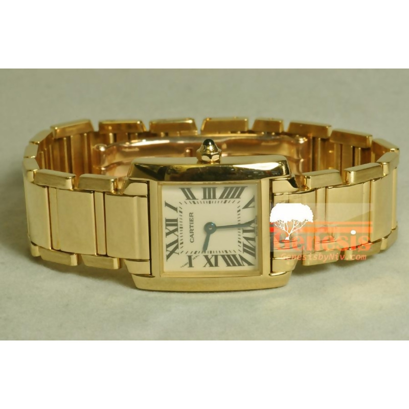 cartier tank francaise yellow gold