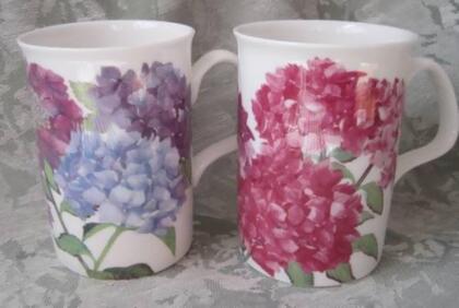 Roy Kirkham Lancaster Mug - Hydrangea Set of 6 