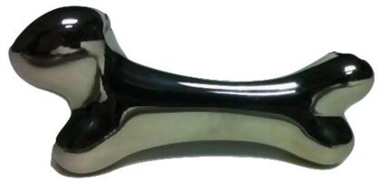 Elegance Nickel Plated Bone Shaped Card Holder 