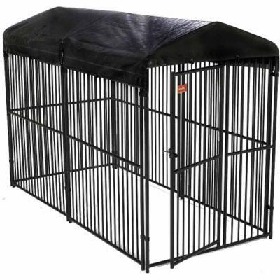 Lucky Dog European Style Kennel With Cover 6 Ft H X 5 Ft W X 10 Ft L