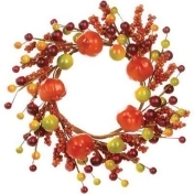 Fall Berry/Pumpkin Candle Ring Fall Berry/Pumpkin Candle Ring