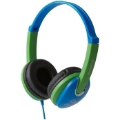 Groov-e Kidz DJ Style Headphone with 85dB Volume Limiter - Blue/Green Groov-e Kidz DJ Style Headphone with 85dB Volume Limiter - Blue/Green