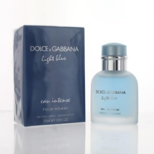 D G Light Blue Eau Intense By Dolce Gabbana 1.6 Oz Eau De Parfum Spray For Men - All