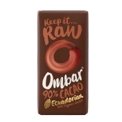 Ombar Dark 90% Organic Raw Chocolate Bar - 35g Ombar Dark 90% Organic Raw Chocolate Bar - 35g