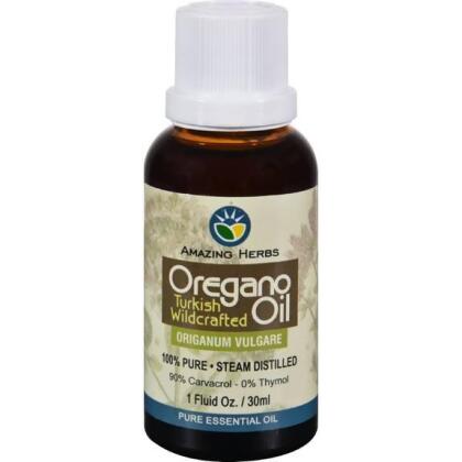 Black Seed Oregano Oil - 100 Percent Pure - 1 oz - We are pleased to introduce our Oregano Oil, sourced from wild crafted Turkish Origanum Vulgare.  This fine quality pure essential oil is steam distilled and guaranteed 100% pure.  Independent lab analysis shows that it has an extremely high 90%...