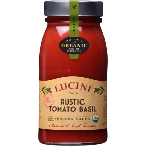 Lucini Italia Rustic Tomato Basil Tomato Sauce Case Of 6 25.5 Fl Oz. - All