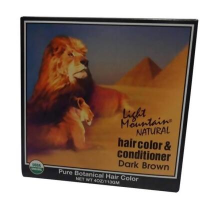 Light Mountain Organic Hair Color And Conditioner Dark Brown 4