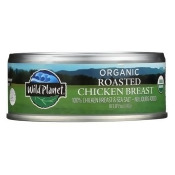Wild Planet Organic Canned Chicken Breast - Roasted - Case Of 12 - 5 Oz Wild Planet Organic Canned Chicken Breast - Roasted - Case Of 12 - 5 Oz