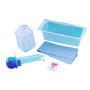 Standard Irrigation Tray 1,200 Ml With Clear-vu Bulb Syringe Part No. 6101 (1/ea) - Nurse Assist  Standard Irrigation Tray With Clear Vu Bulb Syringe, Round 1 Piece 500 Ml Graduated Container, Tip Cap, Underpad, Alcohol Wipe, 1200 Ml Graduated Drain Tray. Part No. 6101 (1/each)
