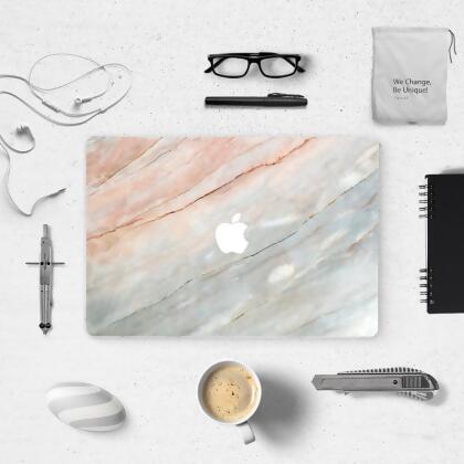 Macbook電腦貼膜大理石紋-粉色系 MACBOOK PRO MACBOOK AIR MACBOOK膜 