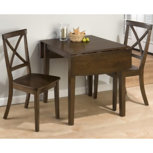 Jofran 342 Taylor Cherry 3 Piece Double Drop Leaf Dining Room Set - All