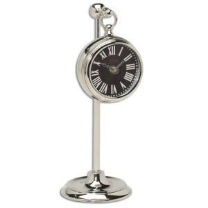 Uttermost Pocket Watch Nickel Marchant Black Clock - All