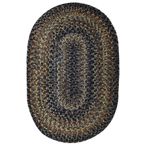 Homespice Black Forest Braided Oval Rug - All