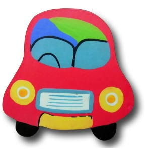 One World ToyTown Car Wooden Drawer Pulls Set of 2 - All