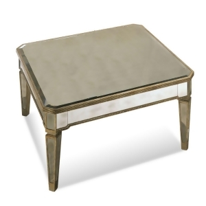 Bassett 8311-130 Borghese Mirrored Square Cocktail Table - All