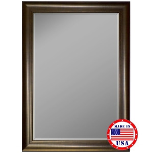 Hitchcock Butterfield 3 Step Scratch Copper Framed Wall Mirror - All