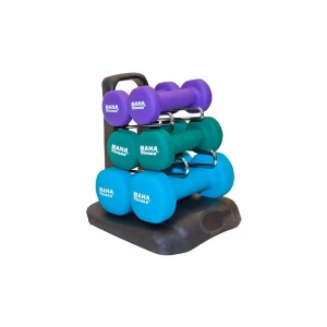 Maha Dumbbell Set With Stand 20 Lbs - All