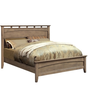 Furniture of America Country Inspired Bed In Weathered Oak - All