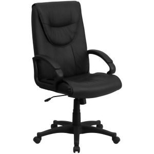 Flash Furniture High Back Black Leather Executive Swivel Office Chair Bt-238-b - All
