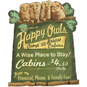Red Horse Happy Owls Sign - All