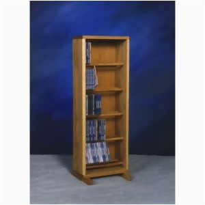 Wood Shed Solid Oak Dowel Cabinet for CD's - All