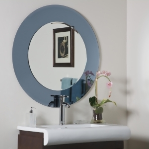 Decor Wonderland Camilla Round Modern Bathroom Mirror - All