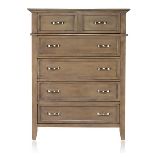 Furniture of America Country Inspired Bedroom Chest In Weathered Oak - All