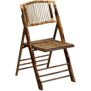 Flash Furniture American Champion Bamboo Folding Chair X-62111-bam-gg - All
