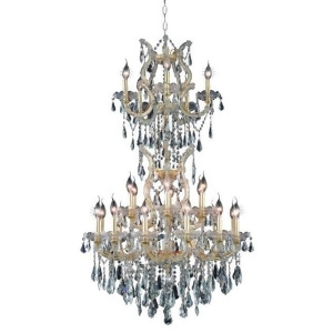 Lighting By Pecaso Karla Collection Large Hanging Fixture D30in H50in Lt 23 2 Go - All