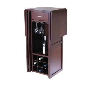 Winsome Wood Newport Wine Bar Expandable Counter - All