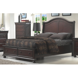 American Woodcrafters Hyde Park Sleigh Storage Bed - All