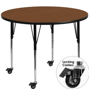 Flash Furniture Mobile 48 Round Activity Table With 1.25 Thick High Pressure O - All