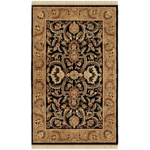 Linon Rosedown Rug In Black And Gold 1'10 X 2'10 - All