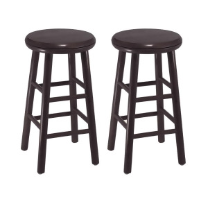 Winsome Wood Set of 2 24 Inch Swivel Kitchen Stool - All