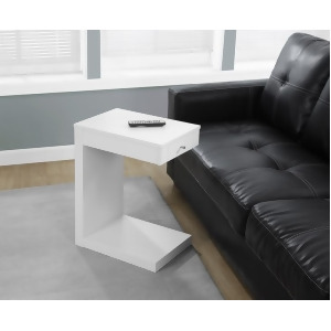 Monarch Specialties Accent Table White With A Drawer - All