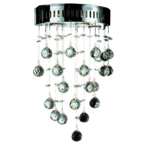 Lighting By Pecaso Bernadette Collection Wall Sconce W12in H17in E7in Lt 3 Chrom - All