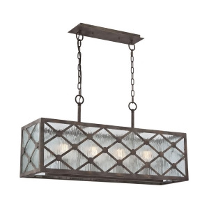 Elk Lighting Radley 4 Light Chandelier In Malted Rust - All