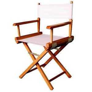 Yu Shan Director's Chair In Honey Oak Frame with Natural Canvas - All