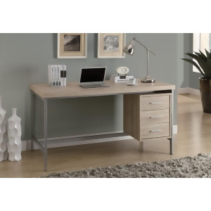 Monarch Specialties 7245 Office Desk in Natural - All