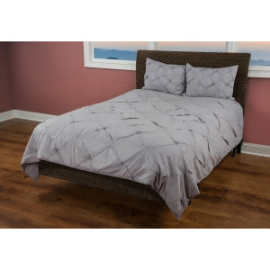 Rizzy Home 1 Piece Quilight In Silver And Silver - All