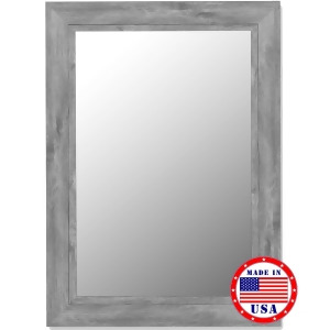 Hitchcock Butterfield Weathered Grey And Weathered Grey Liner Framed Wall Mirror - All