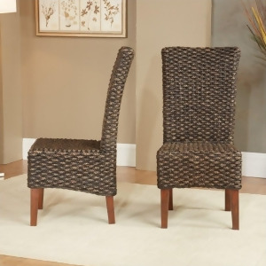 Modus Meadow Wicker Dining Chair in Brick Brown Set of 2 Set of 2 - All